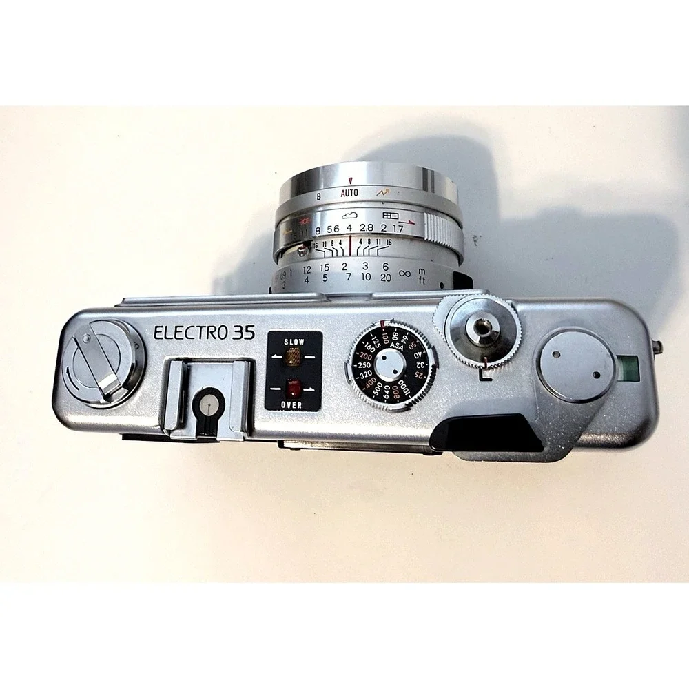 Yashica Electro 35 GSN 45mm f/1.7 35mm Film Spider-Man Rangefinder Camera Flash
